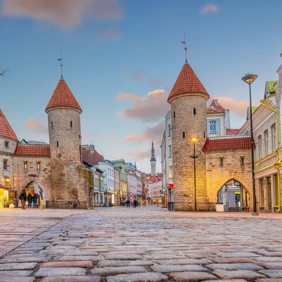 Porte médiévale de Viru à Tallinn, Estonie