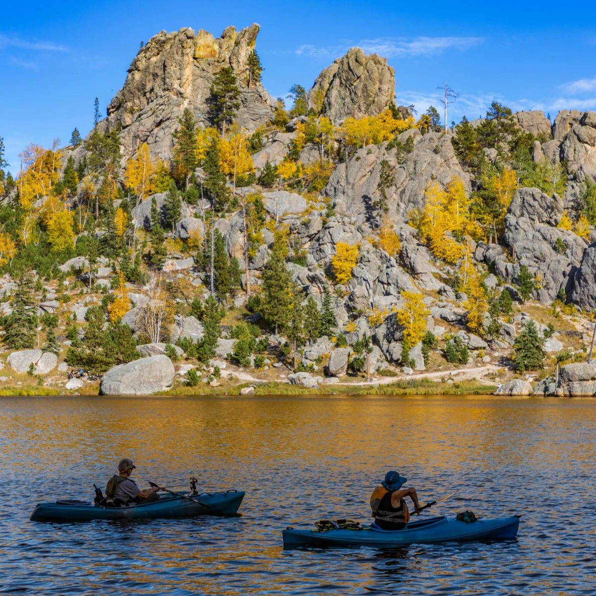 Parc d'État Custer du Dakota du Sud Sylvan Lake