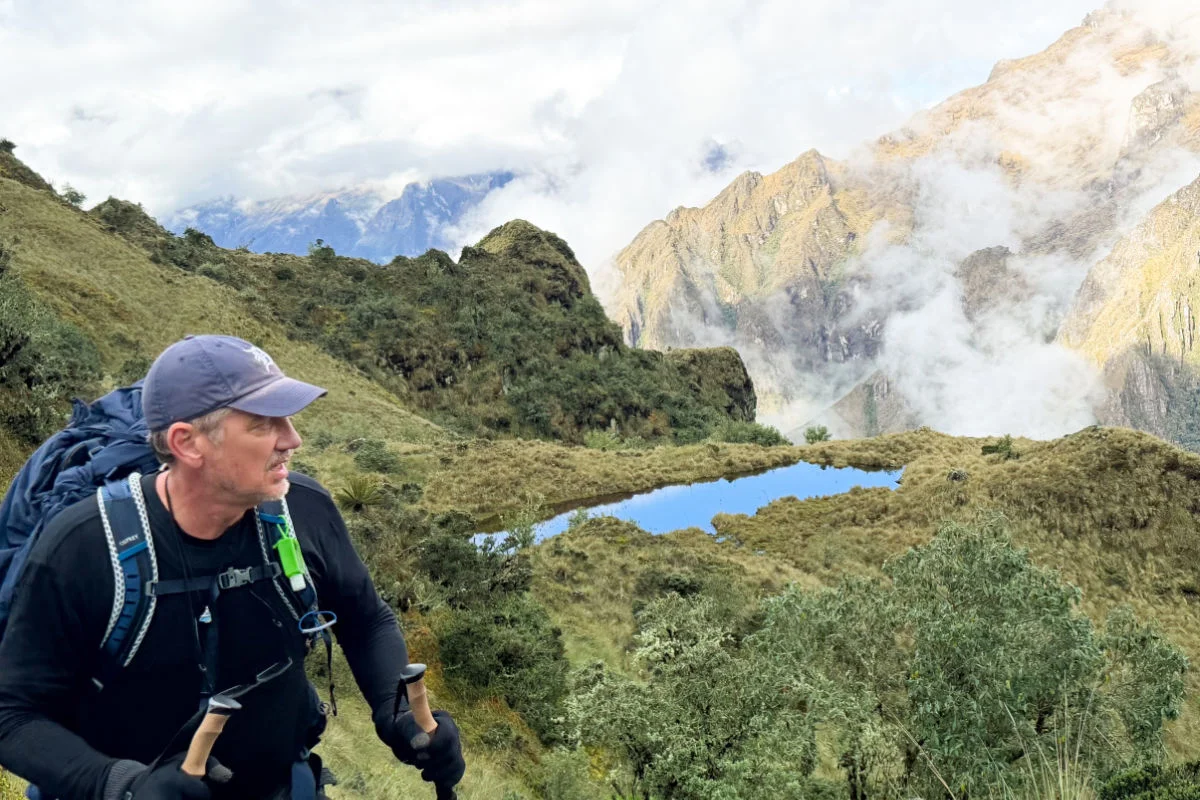Tim Fox (le père de Tyler Fox) parcourt le chemin Inca au Pérou
