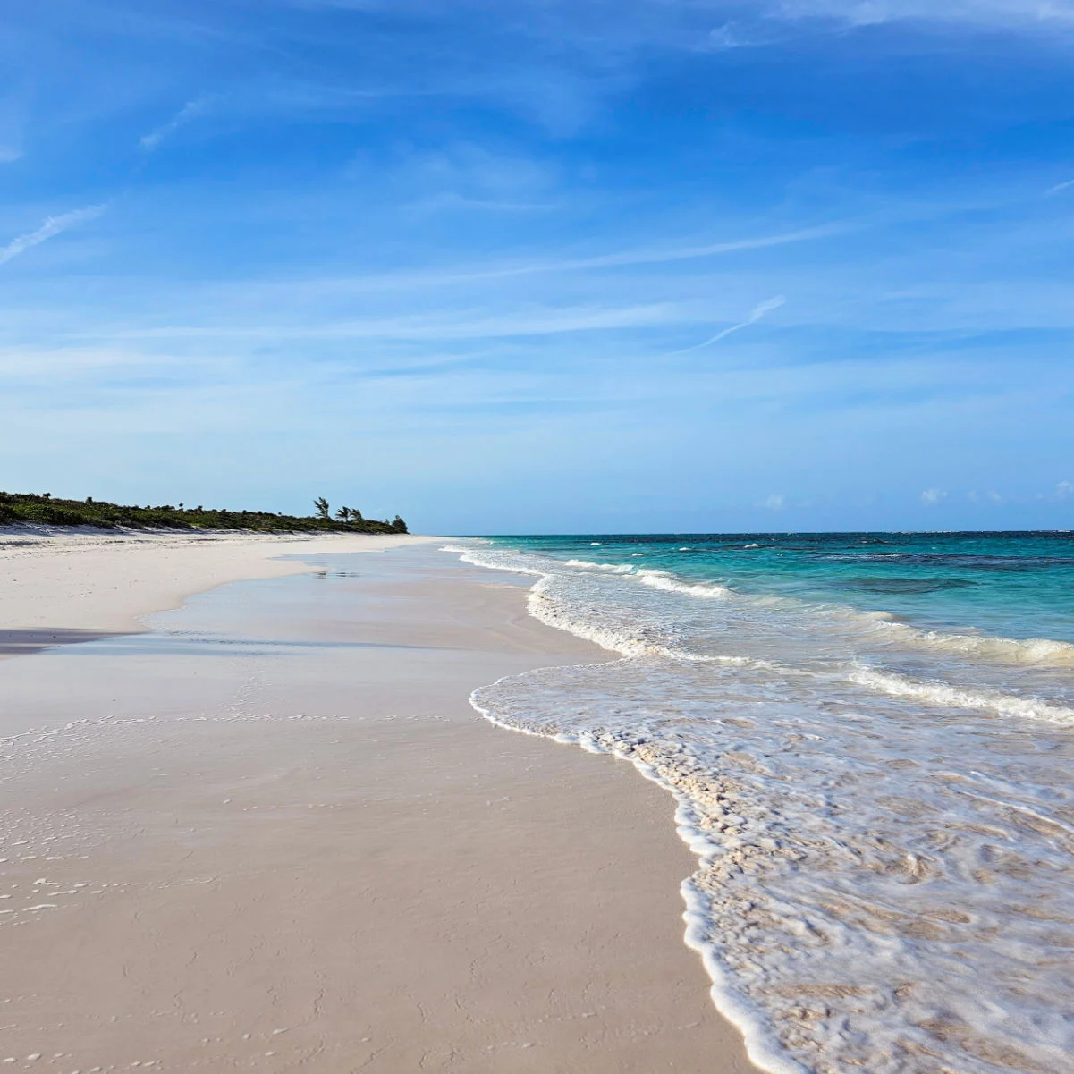 Vue pittoresque sur la plage de Cat Island.