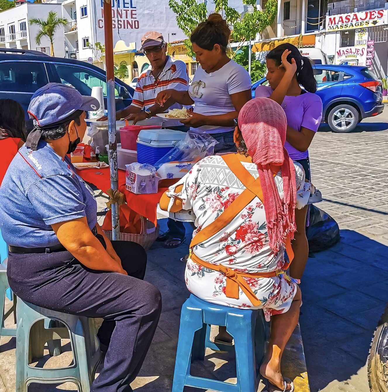 Cuisine de rue locale authentique