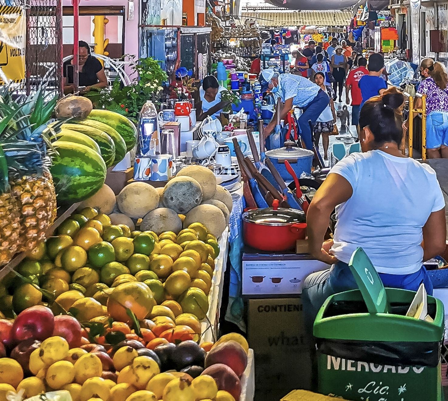 Marché local de Puerto Escondido