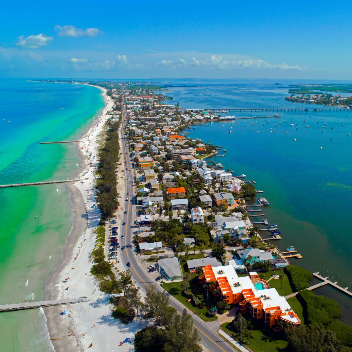 Plages de l'île Anna Maria à Bradenton en Floride FL