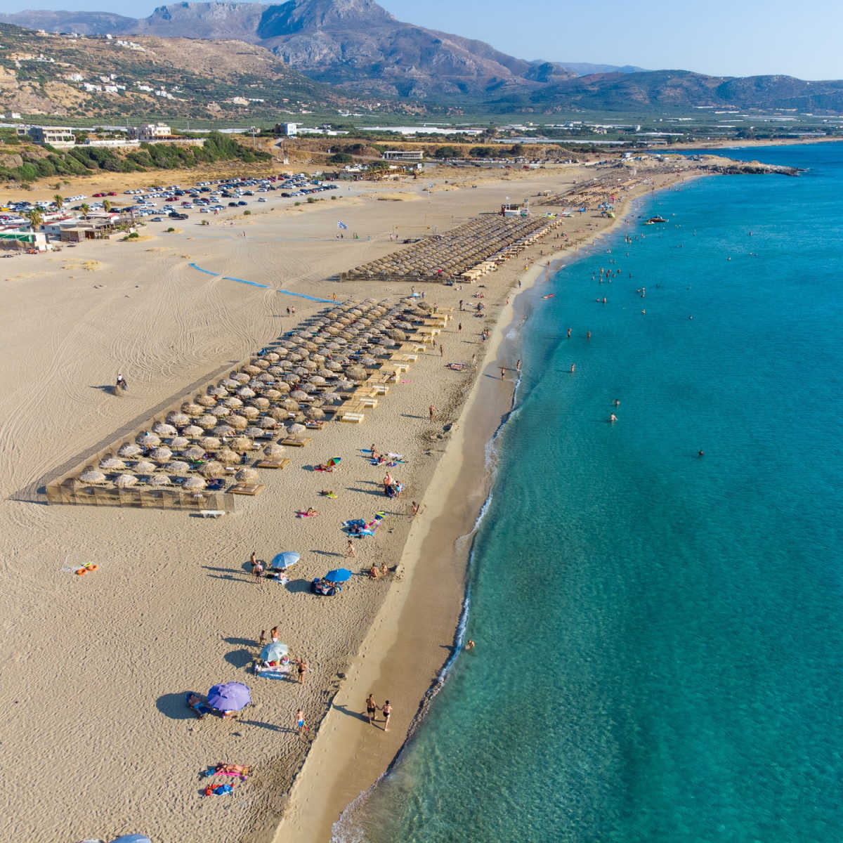 Plage de Falasarna, La Canée, Crète