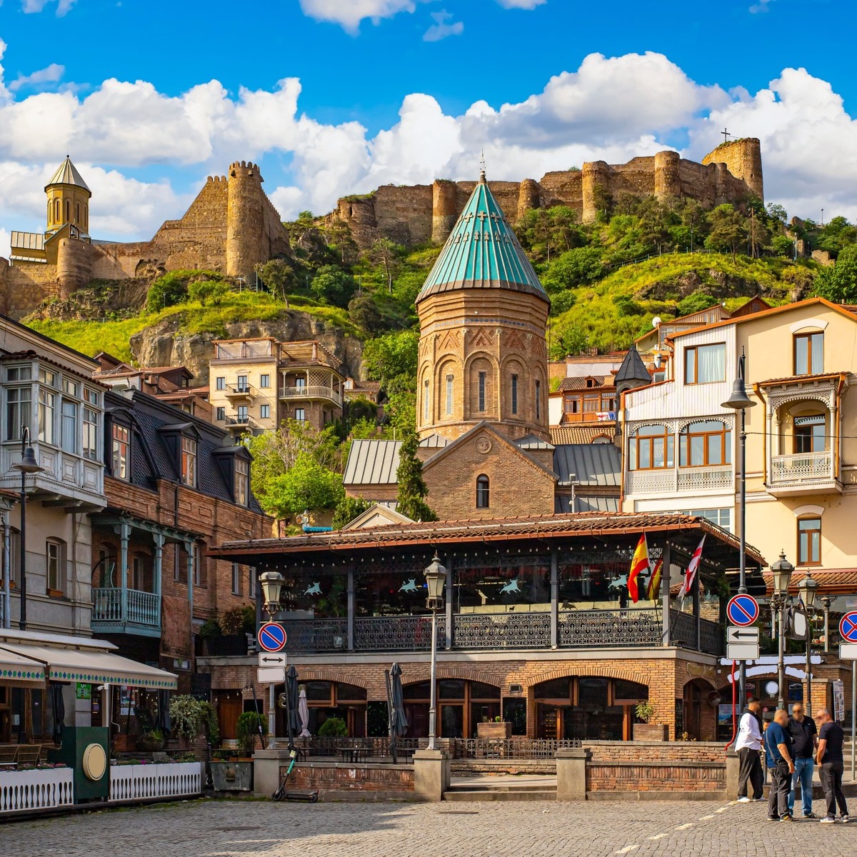 Vieille ville de Tbilissi en Géorgie, Eurasie, Europe de l'Est, Asie occidentale