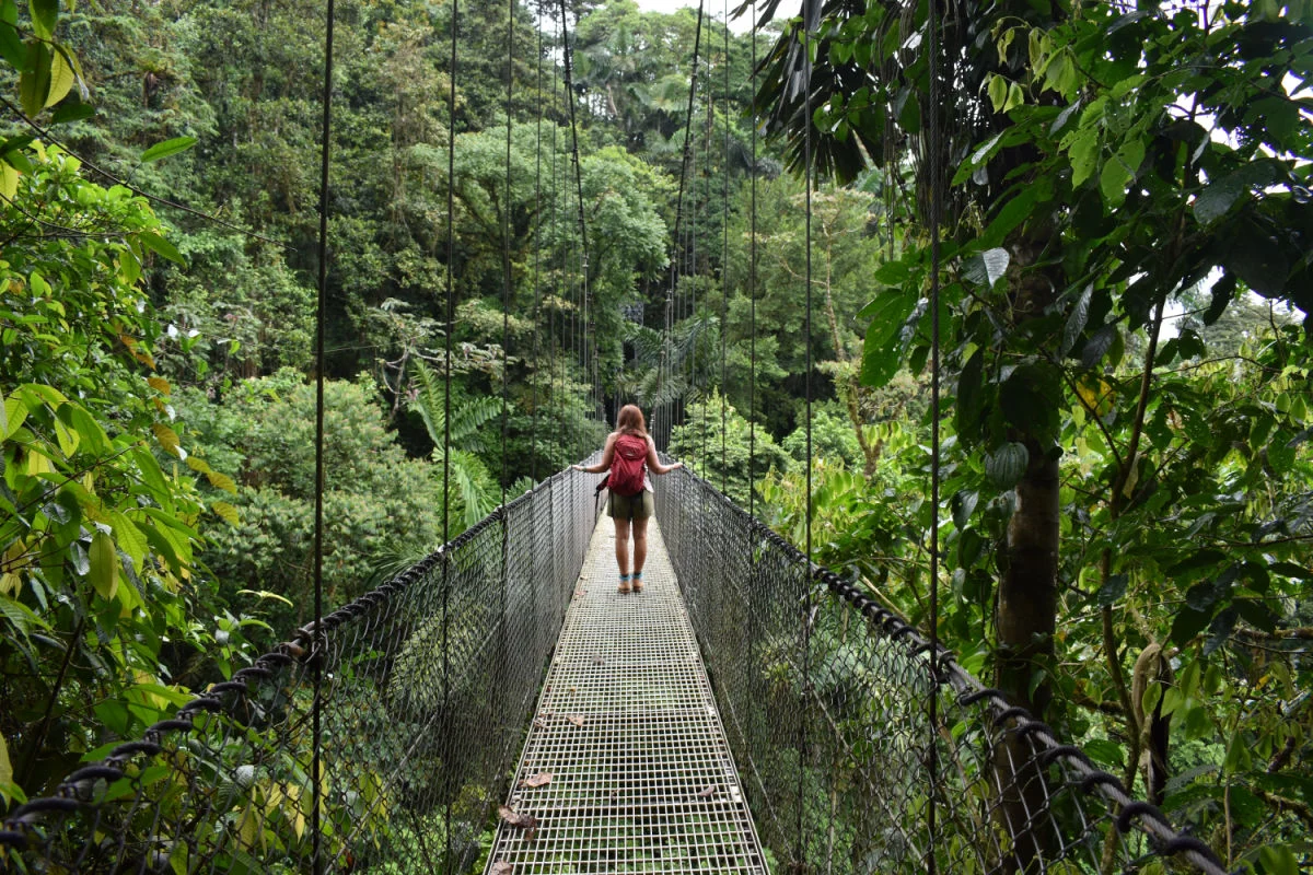 Femme à Monteverde Costa Rica