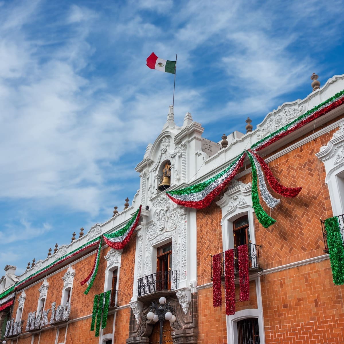 Palais historique dans la ville de Tlaxcala, Mexique