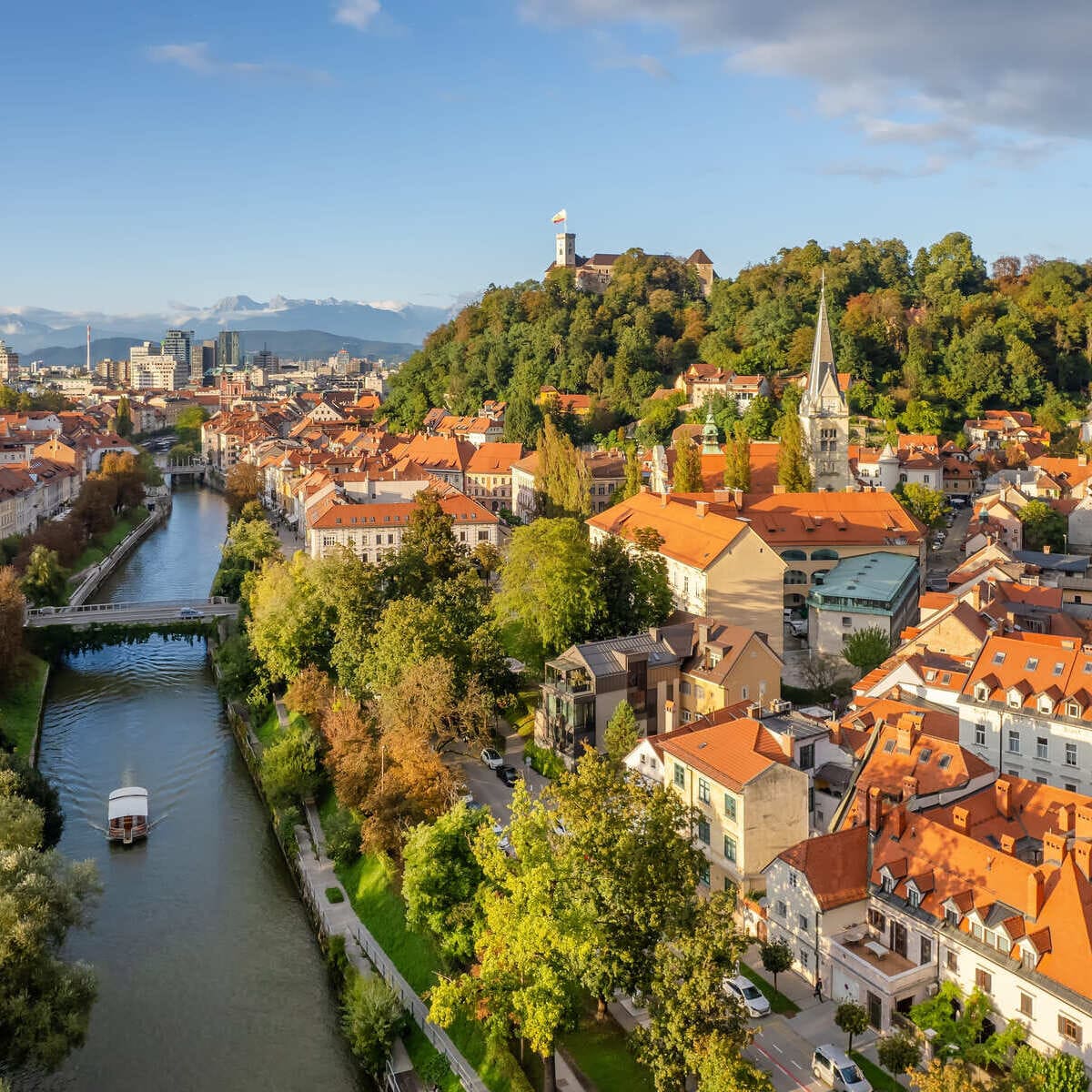 Vue Panoramique De Ljubljana, Slovénie