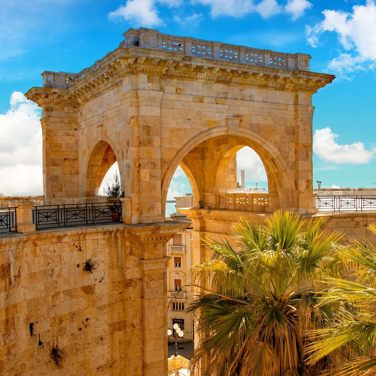 Bastione di Saint Remy à Cagliari, Sardaigne, Italie