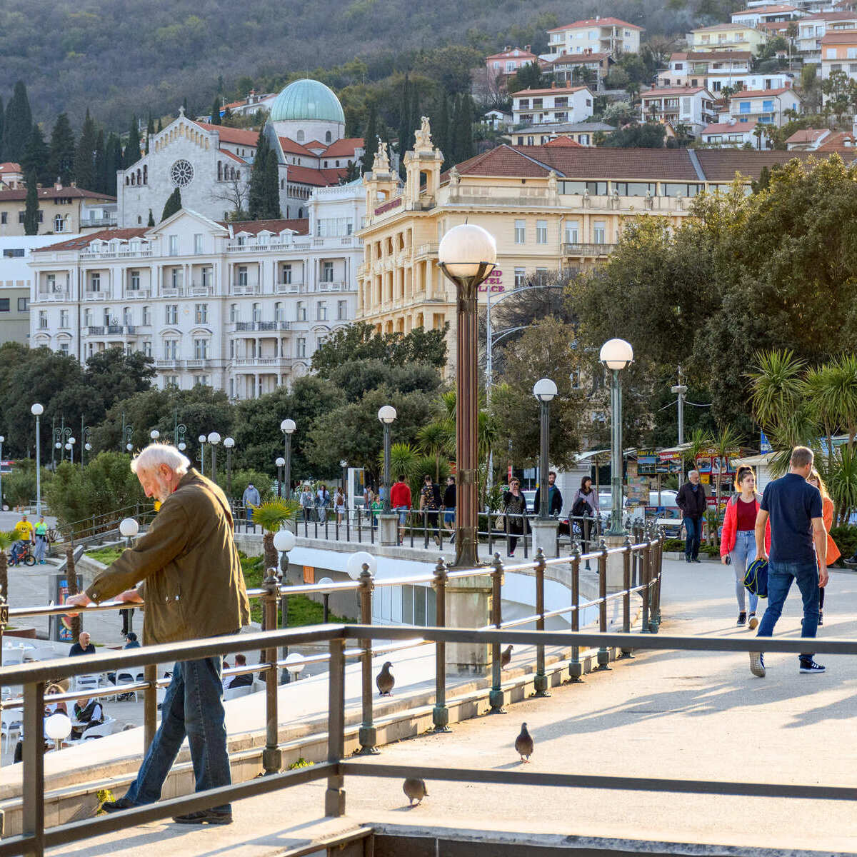 Le Lungomare à Opatija, Croatie