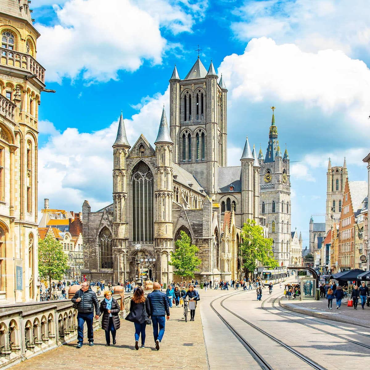 Centre historique de Gand en Belgique
