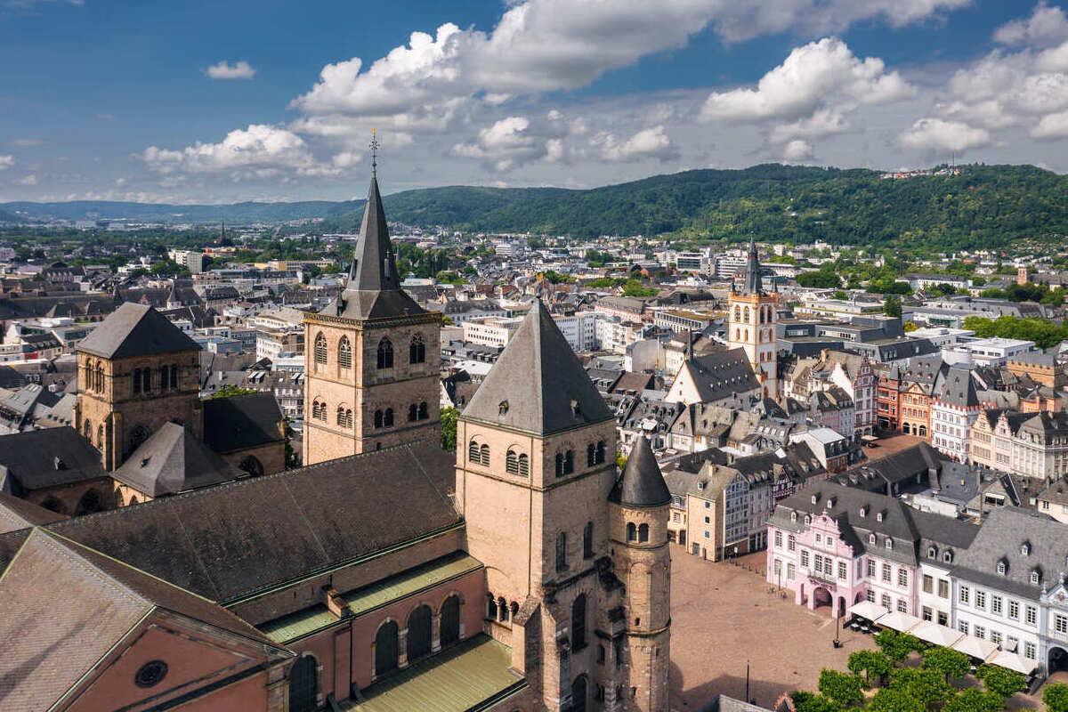 Vue panoramique de Trèves, Allemagne