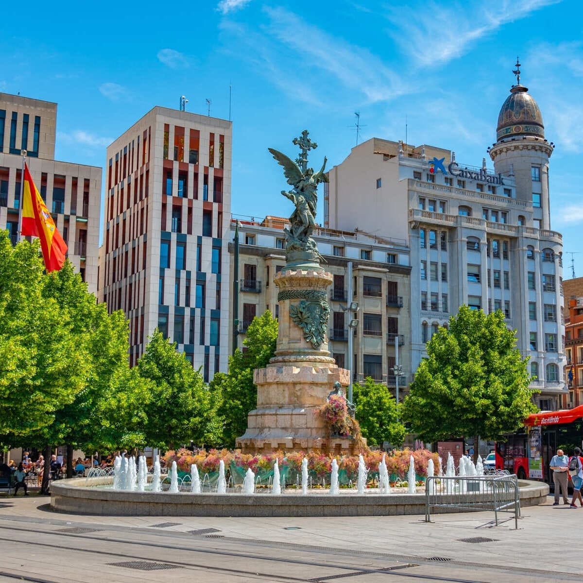 Place Centrale De Saragosse, Espagne
