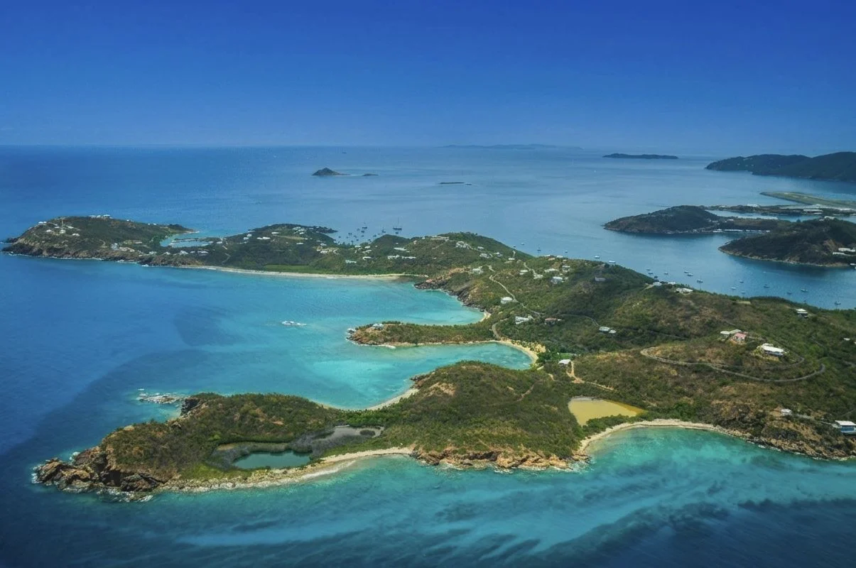 Vue aérienne de Saint Thomas