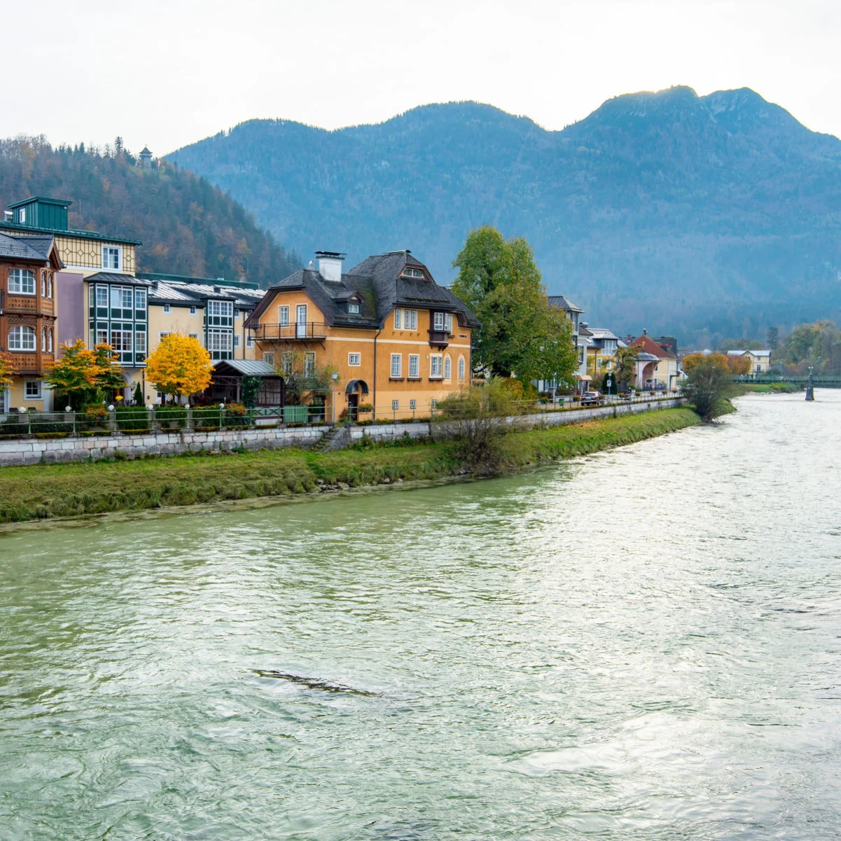 Rivière Traun à Bad Ischl - Autriche