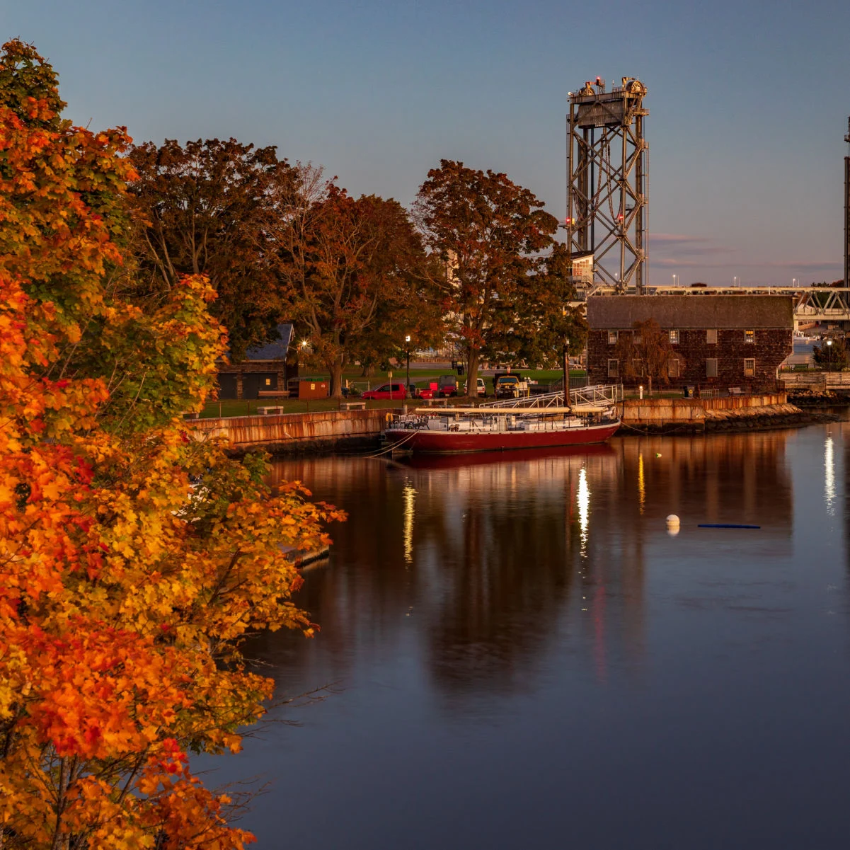 Petit port de Portsmouth, New Hampshire