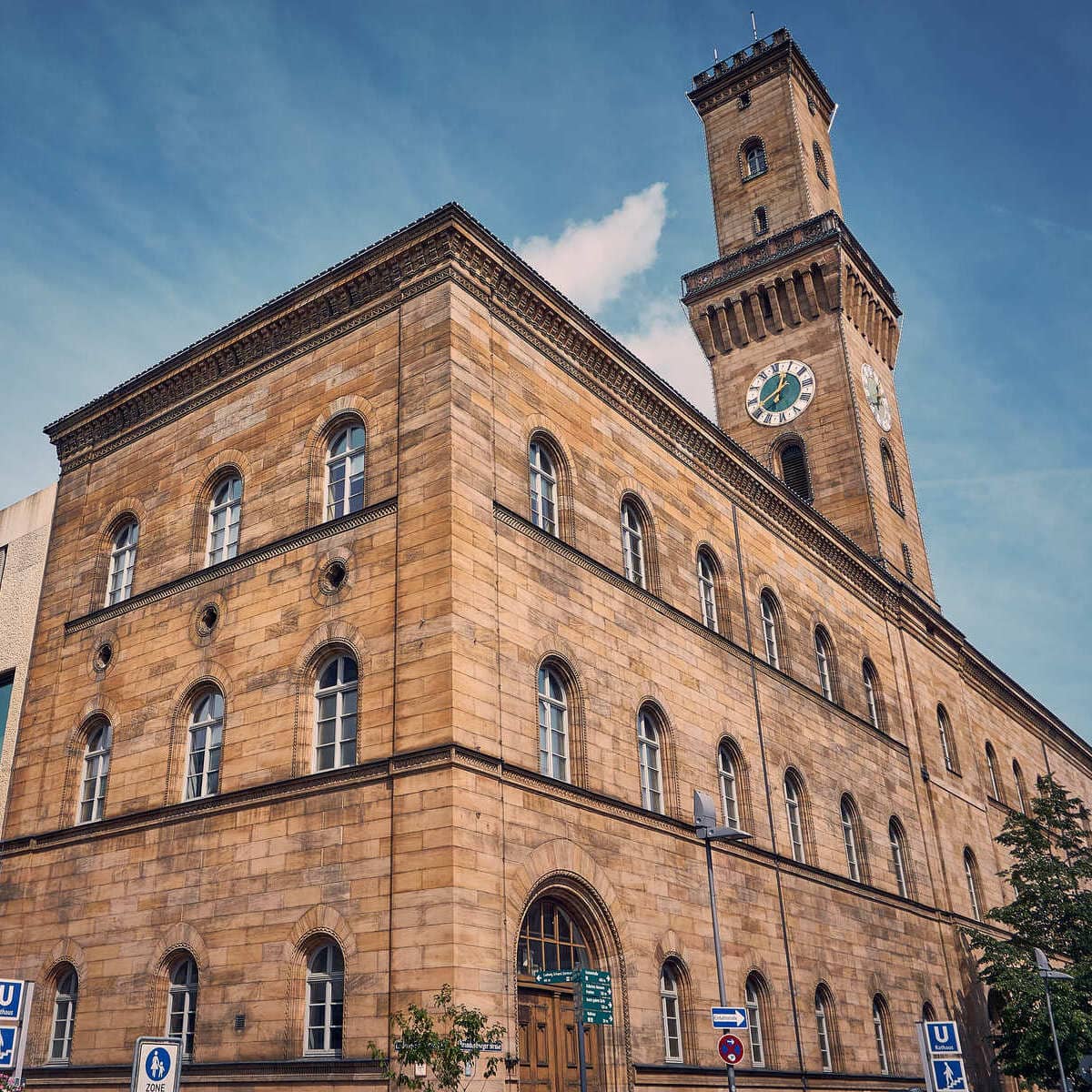 L'hôtel de ville inspiré de Florence à Furth, en Allemagne