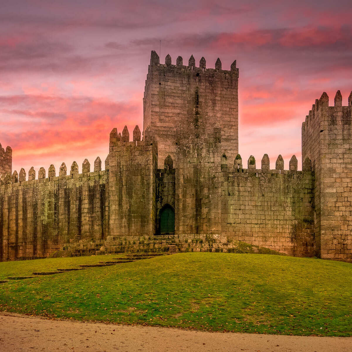 Château Médiéval à Guimaraes, Portugal