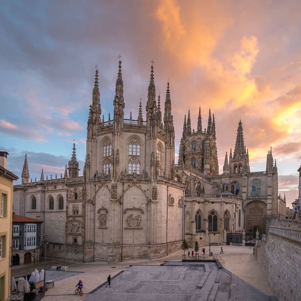 La cathédrale gothique de Burgos, site du patrimoine mondial de l'UNESCO en Espagne