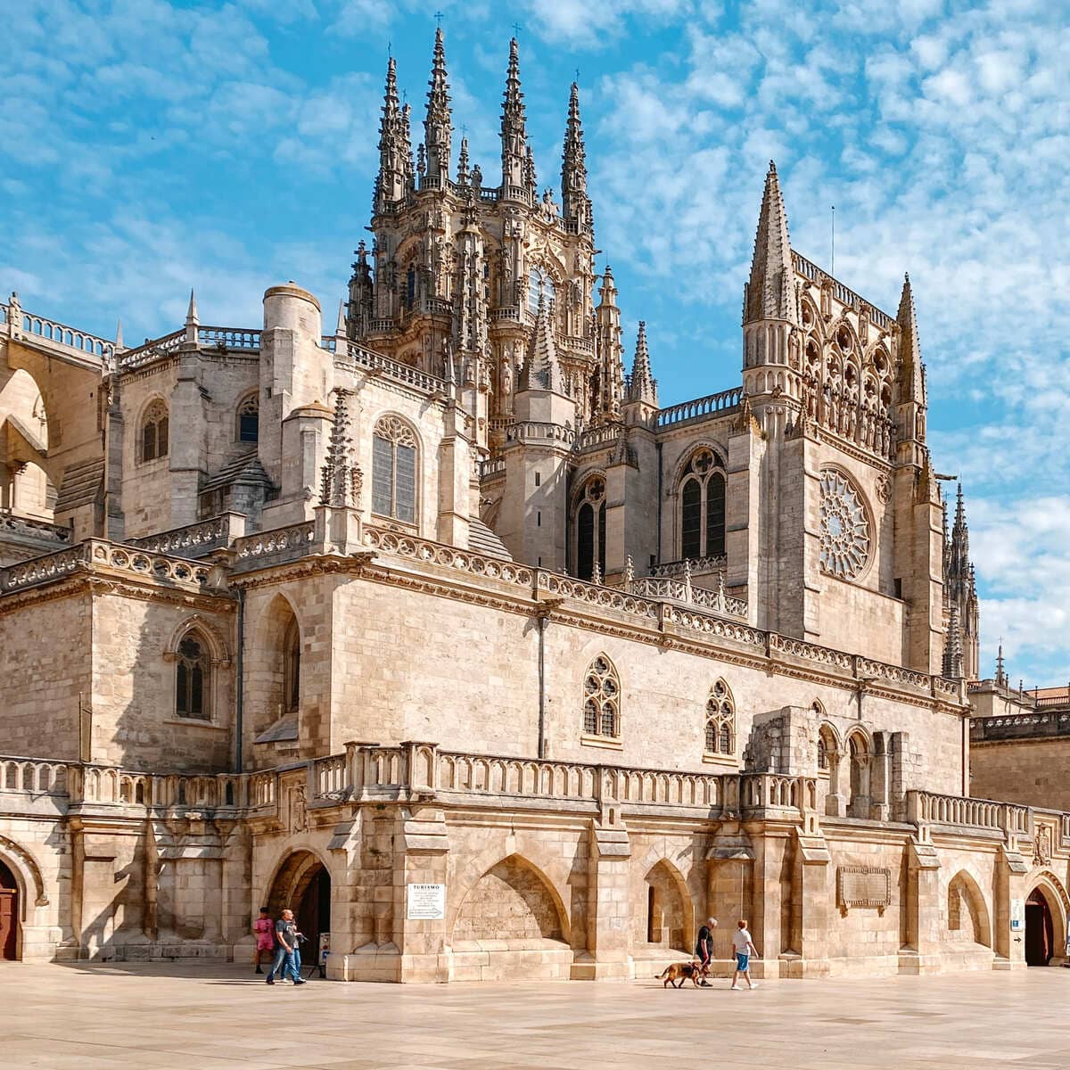 La cathédrale gothique de Burgos, Espagne