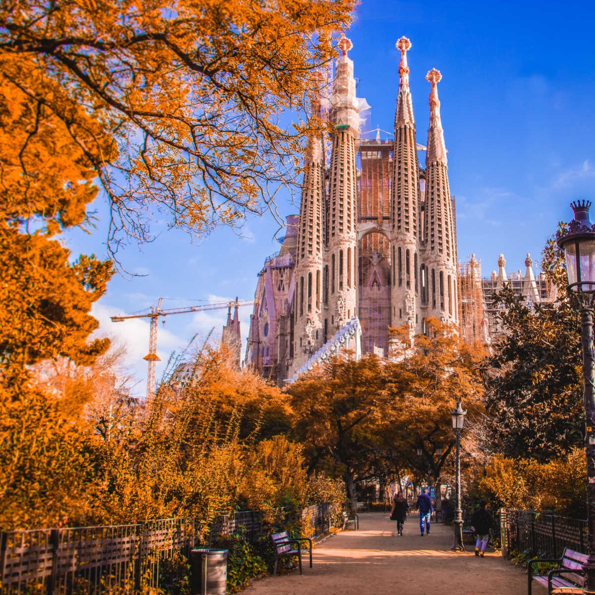 Basilique de la Sagrada Familia à Barcelone, Espagne.