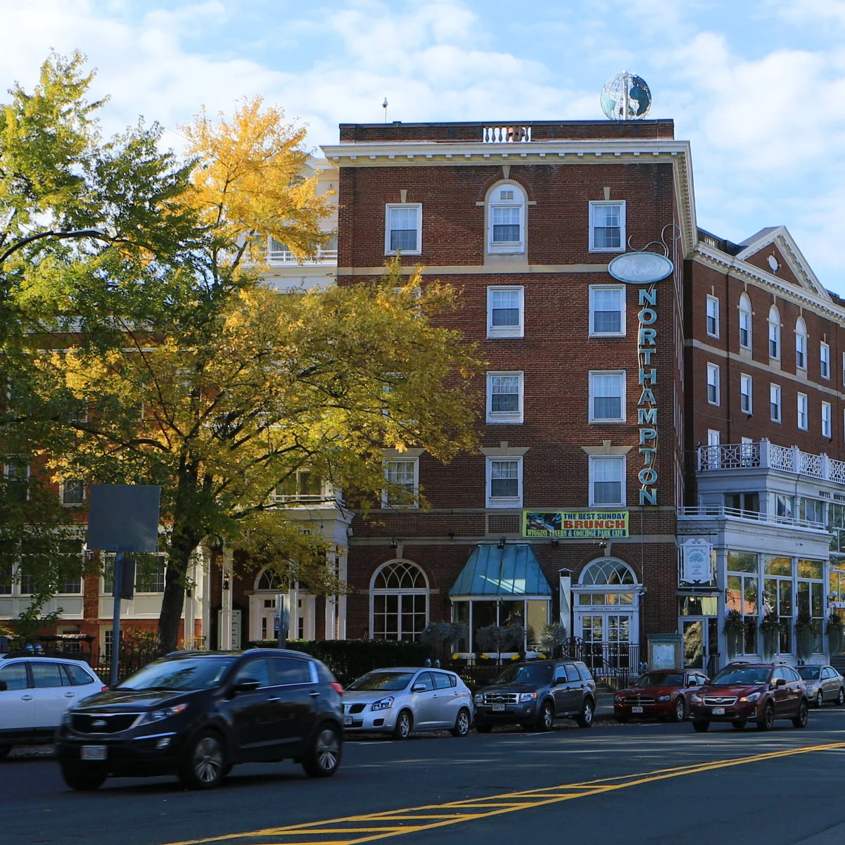 Scène de l'hôtel Northampton à Northampton, Massachusetts. Un hôtel historique ouvert en 1927